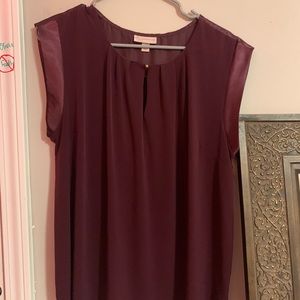 MAROON DRESSY TOP